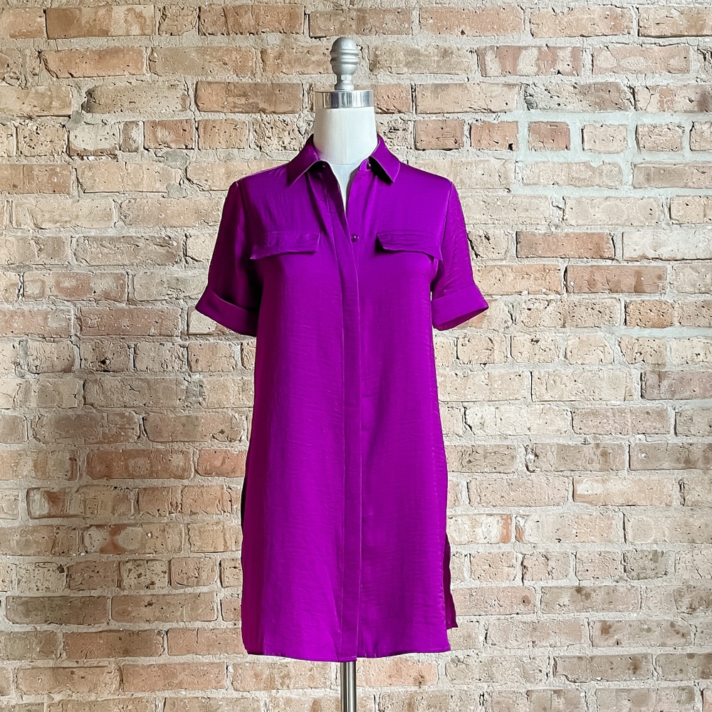 Nwt Tunic Top In Sparkling Grape - image 4